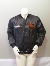Vintage NHL Satin Jacket by Shain - 1980s Gillette Promo - Men&#39;s Medium - £101.49 GBP