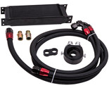 Universal 13 Row Aluminum Oil Cooler Kit Oil Filter Relocation Adapter K... - $102.17