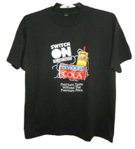 Vintage 1990&#39;s Marquee Premium Cola Graphic T-Shirt Switch On To The Taste - £14.09 GBP