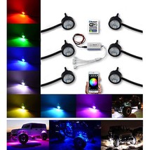 Octane Lighting Multi-Color Changing LED RGB SMD Rock Light Bluetooth Se... - $921.74 MXN
