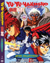 Dvd Anime Yu Yu Hakusho Ghost Files Movie Collection English Dubbed Dhl Express - £39.22 GBP