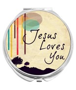 Jesus Loves You Compact with Mirrors - Perfect for your Pocket or Purse - $11.76