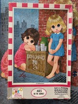 1970 MB Tykes Wide Eyed Girls Jigsaw Puzzle - 500 Pieces - A Bargain? - LEE - £19.10 GBP