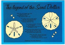 Postcard Legend Of The Sand Dollar Florida - $2.04