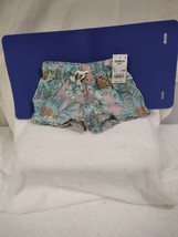 New, OshKosh B&#39;gosh Baby Girl Floral &amp; Fruit Drawstring Sun Shorts 24M - £11.59 GBP