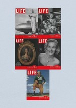 Life Magazine Lot of 5 Full Month of September 1947 1, 8, 15, 22, 29 NOTRE DAME - £59.41 GBP