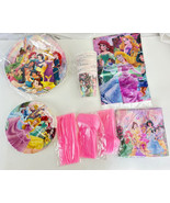 Disney Princess Party Decoration Plates Cups Table Cloth Napkins Forks S... - $12.60