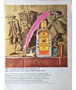 Gordon&#39;s Distilled London Dry Gin 18th London 1965 Vintage print ad - $10.40