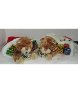 Russ Berrie Stuffed animal SWEET PEA Orange Tabby Cat Kitten Xmas Decora... - $549.23 MXN