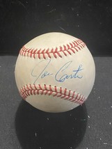 Joe Carter Autographed Rawlings American League Baseball JSA BLUE JAYS - £54.94 GBP