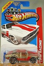 2013 Hot Wheels #137 HW Racing &#39;69 CHEVELLE Clear wo/RollCage Variation w/Pr5 Sp - £8.25 GBP