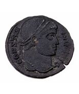 Romanzo Emp. Costantino I 328 – 329 Pubb. AE2 2.8g, XF Stato Ric VII Sis... - $94.77