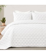 REVERSIBLE QUEEN QUILT SET-WHITE - $510.25 MXN