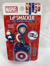Marvel Captain America Lip Smacker Cube Keychain Clip Berry Admirable - $6.92