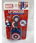 Marvel Captain America Lip Smacker Cube Keychain Clip Berry Admirable - £5.41 GBP