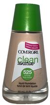 1- COVERGIRL Clean Sensitive Liquid MakeUp #525 BUFF BEIGE New/Unsealed ... - $19.79