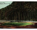 Emerald Pool Yellowstone National Park Wyoming WY Embossed DB Postcard N24 - £3.14 GBP