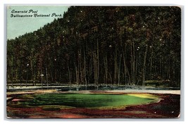 Emerald Pool Yellowstone National Park Wyoming WY Embossed DB Postcard N24 - £3.06 GBP