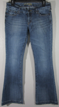 Express Jeans Women’s 6L Stella Blue Dark Wash Flared Fit Trousers Casua... - $9.90