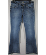 Express Jeans Women’s 6L Stella Blue Dark Wash Flared Fit Trousers Casual Ladies - $9.90