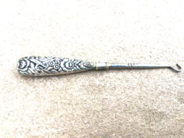 Sterling Repousse Button Hook Victorian - £30.87 GBP