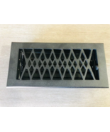 IRON ADJUSTABLE FLOOR VENT REGISTER ORNATE VINTAGE DESIGN 4&quot; X 10&quot; DIFFU... - $29.99