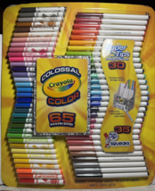 Colossal Crayola Color 65 30 Super Tips 35 Pop Squeaks - $26.72