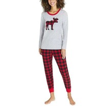 Eddie Bauer  Red/Gray/Black Holiday Family Sleep Set Women&#39;s Sz XL NWT - $21.29