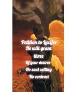 Petition to Lucifer (Grant three wishes fast) - $444.44