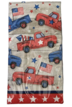 July 4th Paper Napkins Hand Towels Red Farm Truck Beach Summer 26 pk Set... - $23.49