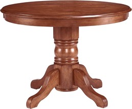 Dining Table With Pedestal, 42&quot; Round, In Cottage Oak From Home Styles. - £280.80 GBP