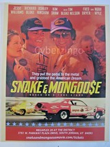 Snake &amp; Mongoose Movie Print 8 1/2&quot; X 11&quot; Tom McEwen Don Prudhomme Funny Cars - £21.50 GBP