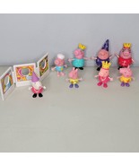 Peppa Pig Figure Lot of 9 Size 2.5 in to 3.5 in Tall Plastic Toys for Co... - £14.20 GBP
