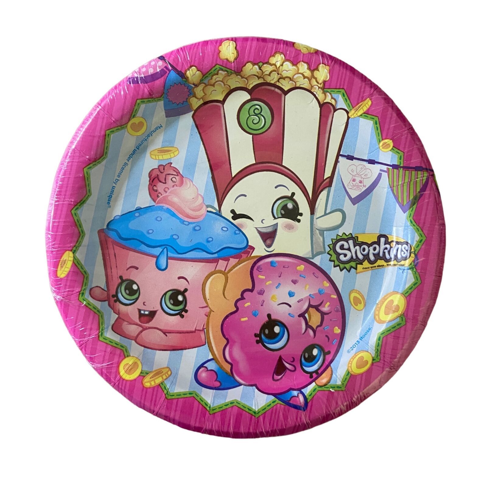 Shopkins Party Plates 7 inch 8 count  Party Supplies - $5.59