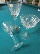 Replacement Compatible with Lenox Glassware Wine GOBLETS Saratoga and Charlotte  - £33.57 GBP+