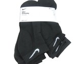 Nike Everyday Cushion Low Socks Black 6 Pack Mens Size 8-12 NEW SX7672-010 - £21.49 GBP