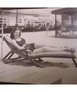 Vtg 1945 WWII Era Young Woman Beach Bikini Pinup Real Original Photograp... - £98.75 GBP