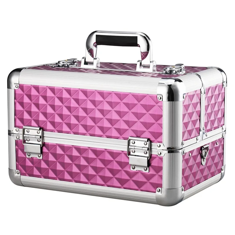 High Quality Cosmetic Tool Box Aluminum Suitcase with  Tool Case Tool Box - £130.99 GBP