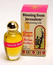 10 x Anointing Oil Queen Esther 0.34oz From Holyland Jerusalem (10 bottles) - $44.00