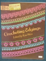 Crocheting Edgings Pattern Book Edited by Rita Weiss Vintage Dover - £6.33 GBP