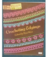 Crocheting Edgings Pattern Book Edited by Rita Weiss Vintage Dover - £6.28 GBP