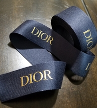Dior Gift Wrap Ribbon/ Sold by Yard  - £11.15 GBP
