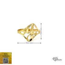 10K Gold Small Cursive J Ring - £67.72 GBP+