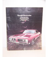 1968 PLYMOUTH BARRACUDA SALES BROCHURE ORIGINAL FRED HUNTINGTON SENECA F... - $500.19 MXN