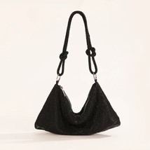 Rhinestones Handbags for Women 2023 Designer   Women&#39;s Evening Bags Crystal Flap - £71.94 GBP