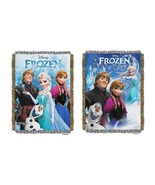 NEW Disney Frozen Elsa Anna Olaf Tapestry Throw 40&quot; X 60&quot; Wall Hanging B... - £11.88 GBP