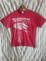 Star Wars Millennium Falcon Plans Men&#39;s T-shirt - £7.86 GBP