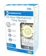 NEW INTERMATIC T101 24-HOUR MECHANICAL TIME SWITCH 1-HOUR DURATION - £59.77 GBP