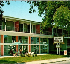 Vintage 1960s Hyannis Travel Inn Motel Cape Cod Mass MA Panorama Chrome Postcard - £5.55 GBP