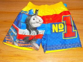 Size 6-9 Months Thomas the Tank Engine No.1 Swim Trunks Board Shorts Yel... - £9.59 GBP